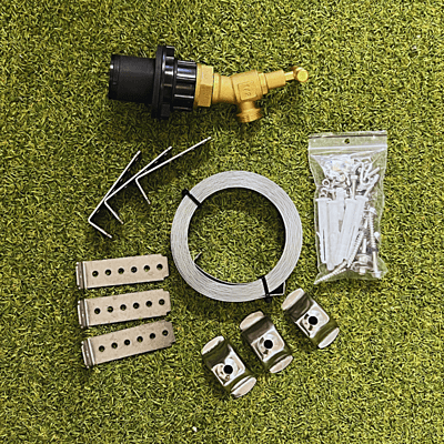 Silo Stainless Steel Restraint Kit and Brass Tap